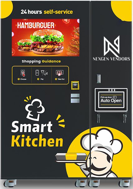 Hot Food Vending Machine with inbuilt microwave
